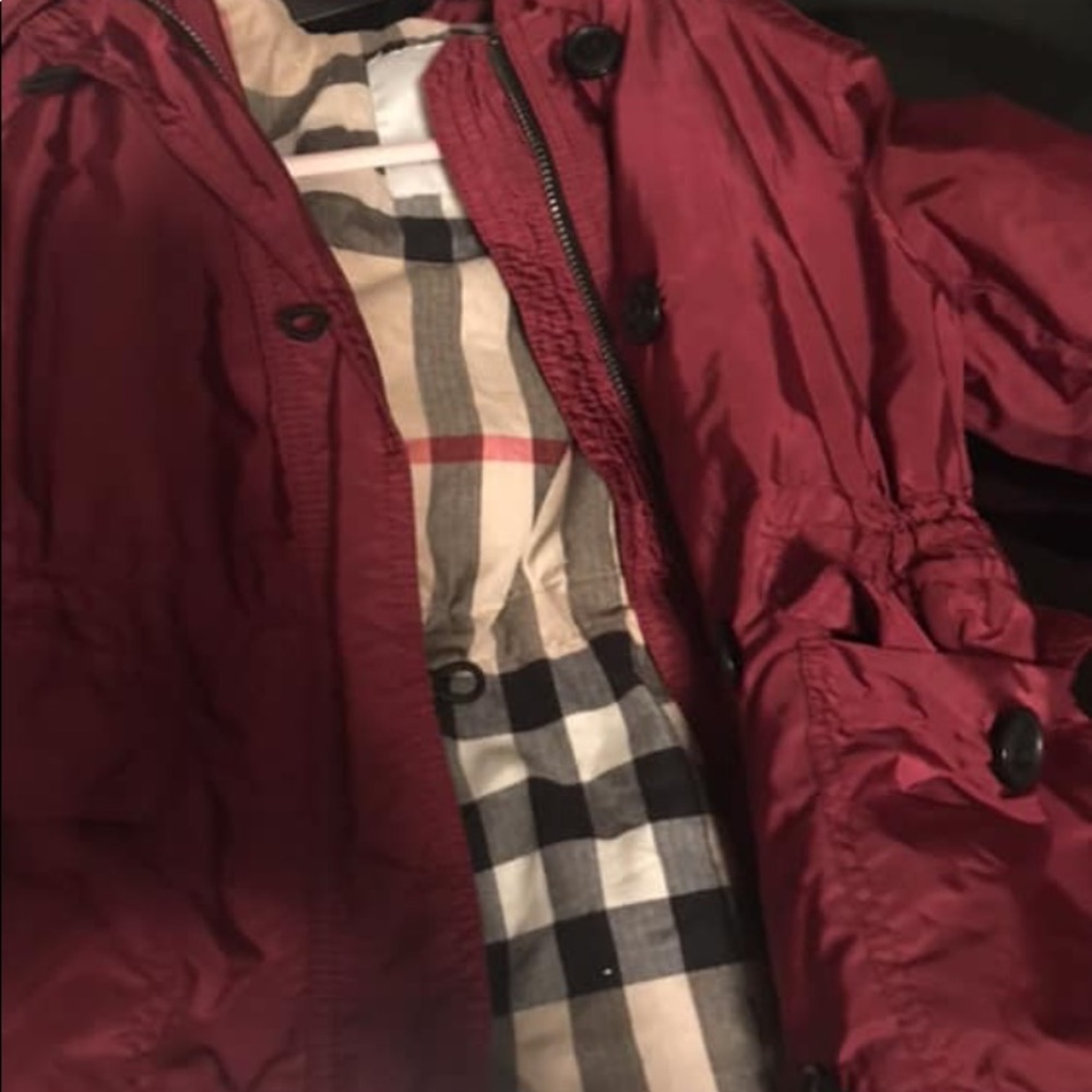 Burberry kids rain coat